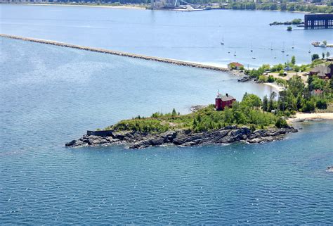 Marquette Harbor Lighthouse in Marquette, MI, United States ...