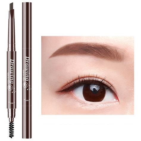 2024 Retractable Eyebrow Pencil 7 Color Double Headed Eyebrow Pencil Is Easy To Color