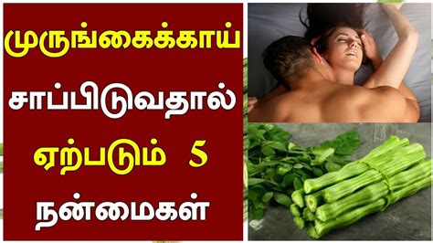 🔴முருங்கைக்காய் பயன்கள் Murungaikai Payangal Drumstick Vegetables Benefits Tamil Youtube