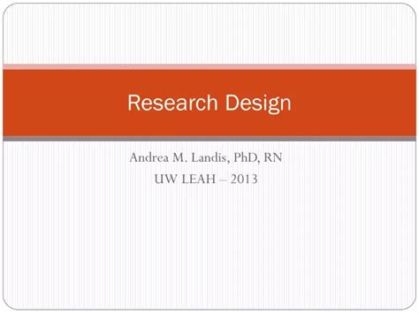 Ppt Research Design Powerpoint Presentation Free Download Id1892723