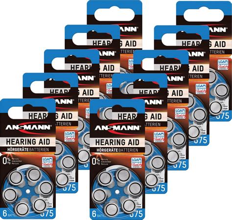 Rayovac Acoustic Zinc Air Hearing Aid Batteries Size 675 AU Blue Tab