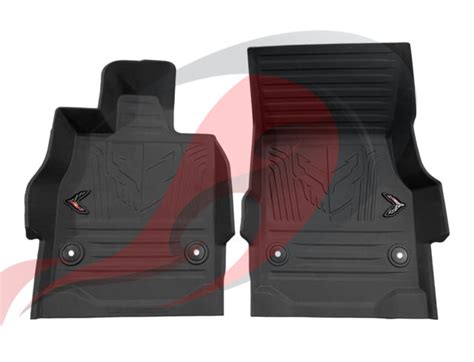 2020 C8 Corvette Gm Premium All Weather Floor Liners Black Jake Logo 84534619 For Sale Online Ebay