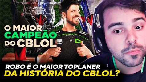 O MAIOR CAMPEÃO do CBLOL MINERVA REAGE ao VÍDEO do ROBO FEITO PELO