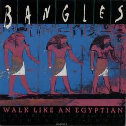 The Bangles Walk Like An Egyptian Remix UK 7 Vinyl Single 7 Inch