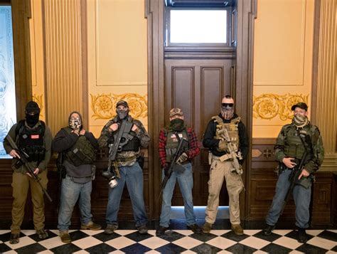 27 Surreal Photos Of The American Patriot Rally At The Michigan State Capitol