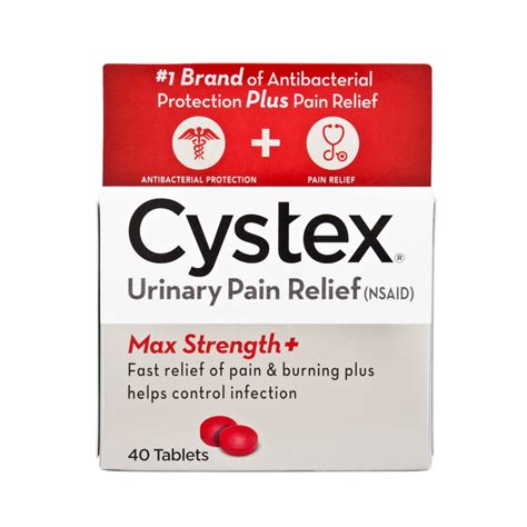 5 Pack Cystex Urinary Tablets 40 Tablets Each