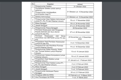 Resmi Dibuka Berikut Jadwal Pendaftaran Pppk Guru 2022