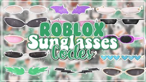 Aesthetic Sunglasses Roblox Codes Bloxburg Youtube Roblox Codes Roblox Coding