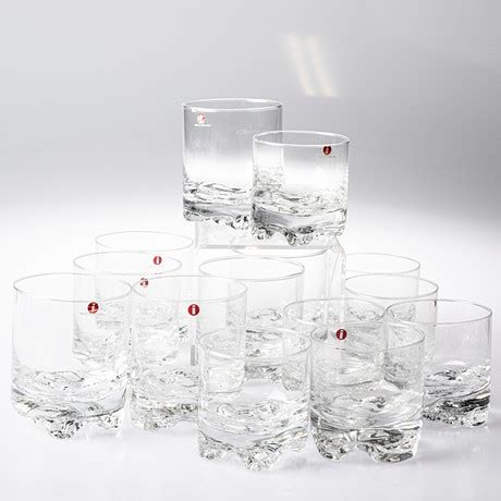 TAPIO WIRKKALA Whisky Cocktailglas 15st Gaissa Iittala Finland