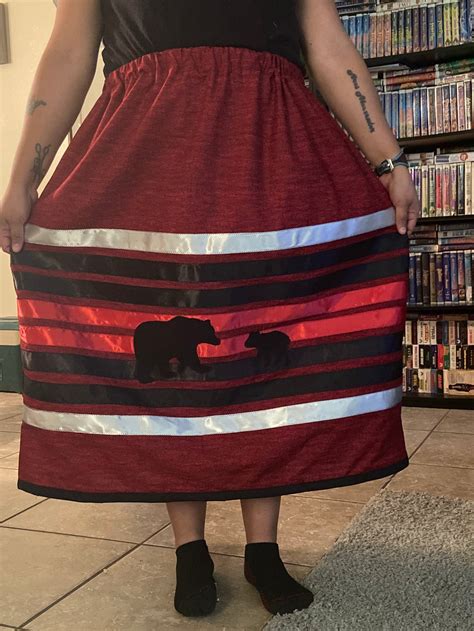 Native American Ribbon Skirt Etsy