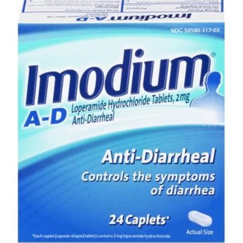 Imodium Anti Diarrheal Caplets Pack Of Pack Kroger