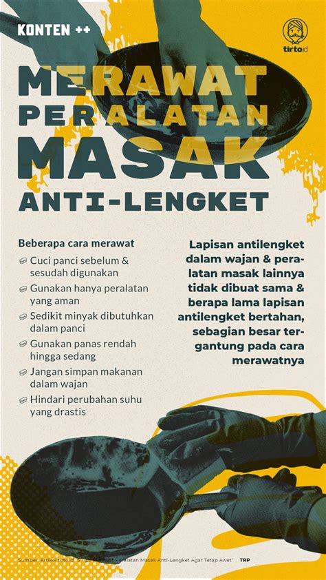 5 Tips Merawat Peralatan Masak Anti-Lengket Agar Tetap Awet