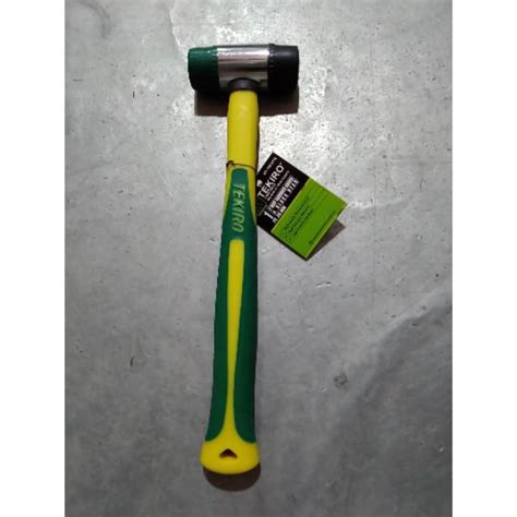 Jual TEKIRO Palu Kombinasi Plastik Karet 35mm 2 Way Hammer Green