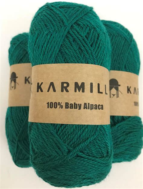 Alpaca Wool Skeins100 Baby Alpaca Yarn Lot Of 3 Skeins Knitting Wool