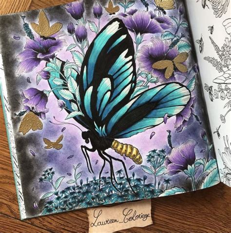 Two Books With Butterflies And Flowers On Them