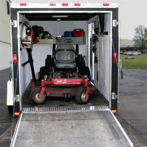 Enclosed Landscape Trailer Setup