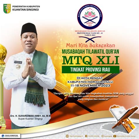 Sukseskan Mtq Xli Tingkat Provinsi Riau Di Kota Rengat Kabupaten