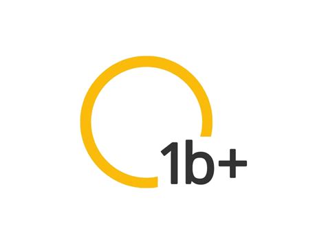 1b + logo generated by AI logo maker - Logomakerr.ai