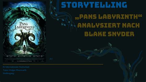 Pr Sentation Storytelling Pans Labyrinth Analysiert Nach Blake