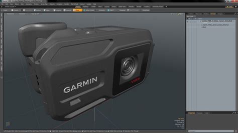 Garmin Virb X Action Camera Detached D Model Max Ds Blend