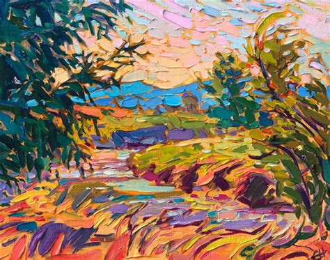 River Bend - Contemporary Impressionism Paintings by Erin Hanson