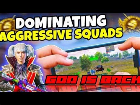 BGMI AGGRESSIVE SQUADS GAMEPLAY YouTube