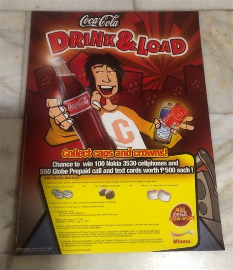 2003 Officialoriginal Coke Drink And Load Poster Hobbies And Toys