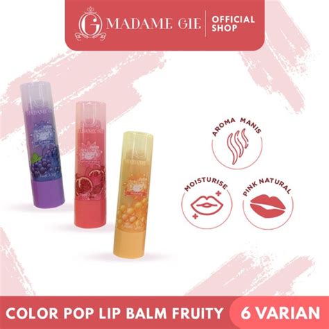 Madame Gie Color Pop Lip Balm Fruity Lazada Indonesia