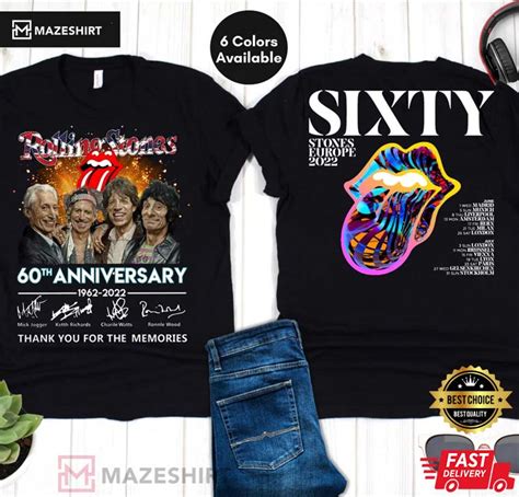 Rolling Stones 60th Anniversary 2022 Tour The Rolling Stones Gift For