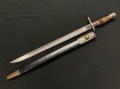 Ww British P Bayonet With Fullered Single Edged Blade