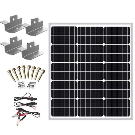 Buy Suner Power 12v Waterproof Solar Battery Trickle Charger And Maintainer 50 Watts Solar Panel