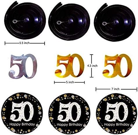 JeVenis Cheers To 50 Years Banner 50th Birthday Decorations 50th