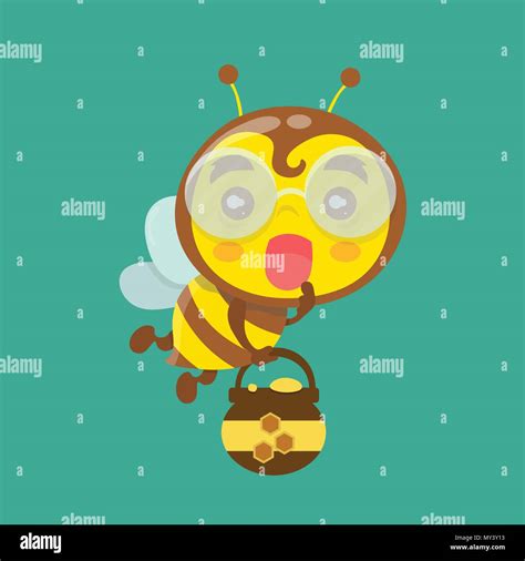 Cute Bee Cartoon Vector Isolated Stock Vector Image And Art Alamy