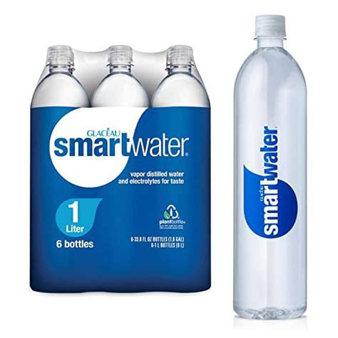 Smartwater Vapor Distilled Premium Water Bottles 1l 6 Pack