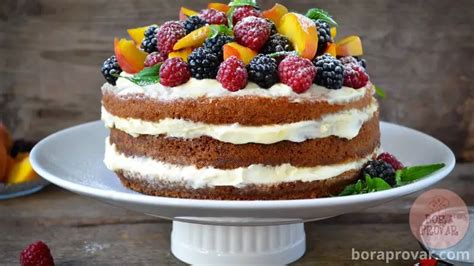 Naked Cake De Am Ndoas Ganache De Chocolate E Frutas Vermelhas