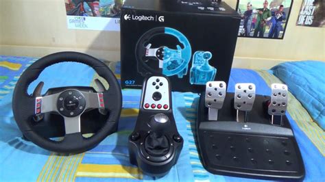 UNBOXING LOGITECH G27 RACING WHEEL VOLANTE G27 YouTube