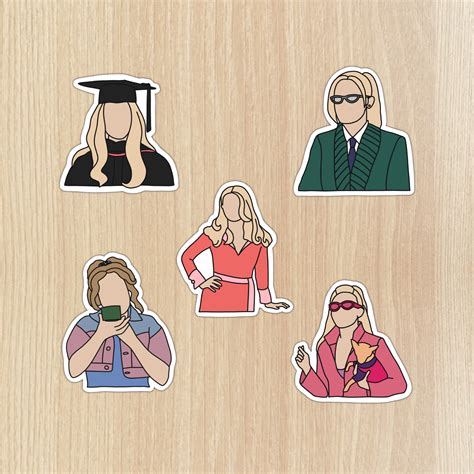 Legally Blonde Movie Sticker Pack Etsy