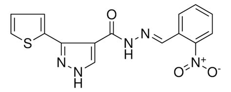 Thiophen Yl H Pyrazole Carboxylic Acid Nitro Benzylidene