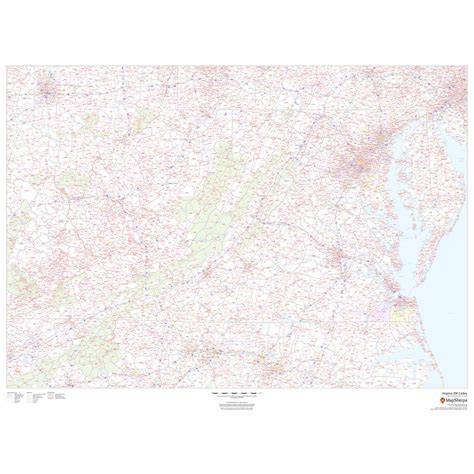 Virginia Zip Code Map