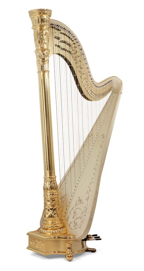 Oriane 47 Gold Concert Grand Harp Camac Harps