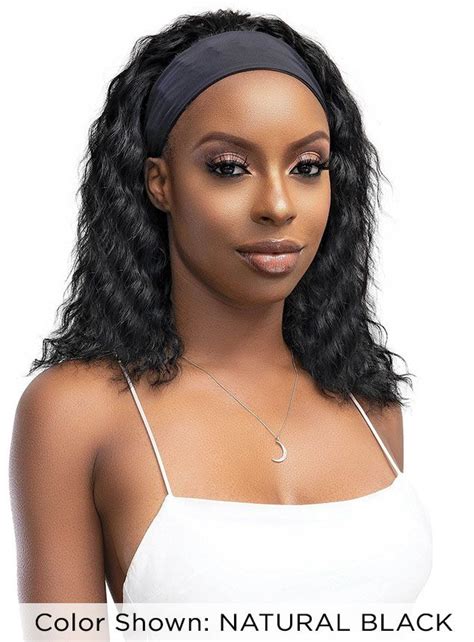 Femi Collection 100 Virgin Human Hair Luna Band Wig Abbi