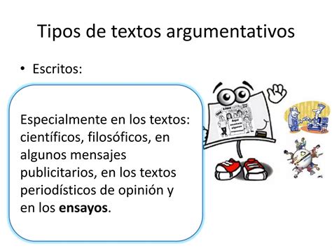 Tipos De Textos Argumentativos Ppt