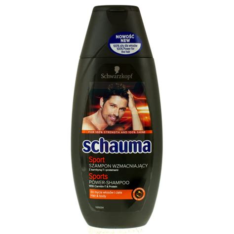 Schwarzkopf Schauma Men Sport Power Shampoo Szampon Wzmacniający Z