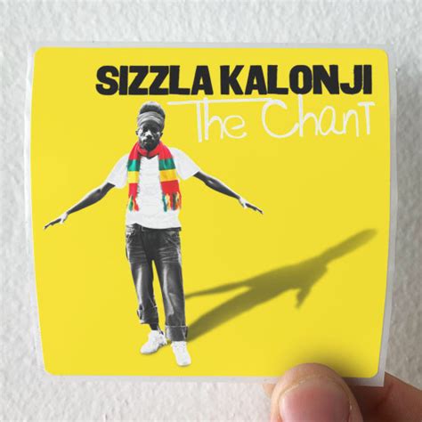 Sizzla The Chant Album Cover Sticker