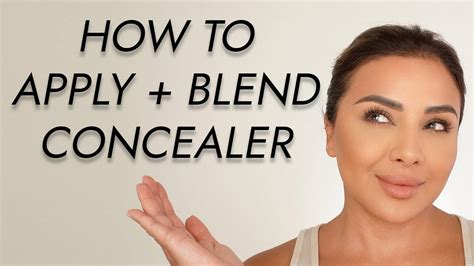 How To Apply And Blend Concealer Before Foundation Nina Ubhi Youtube