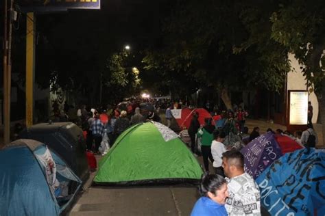 Acampe y corte en la delegación del Ministerio de Desarrollo Social de