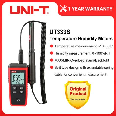 Uni T Mini Temperature Humidity Meter Ut S Outdoor Hygrometer