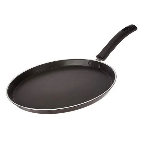 Pigeon By Stovekraft Aluminium Non Stick Forged Flat Tawa 280 Black