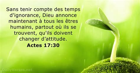 1 Janvier 2023 Verset Biblique Du Jour Actes 17 30 DailyVerses Net