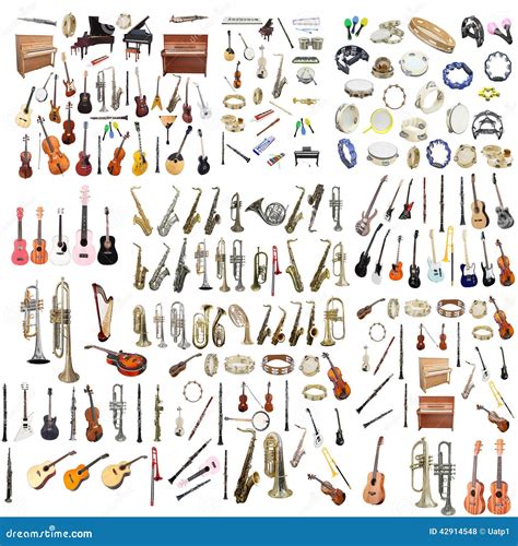 Different Music Instruments Stock Photo - Image of orchestra, modern: 42914548